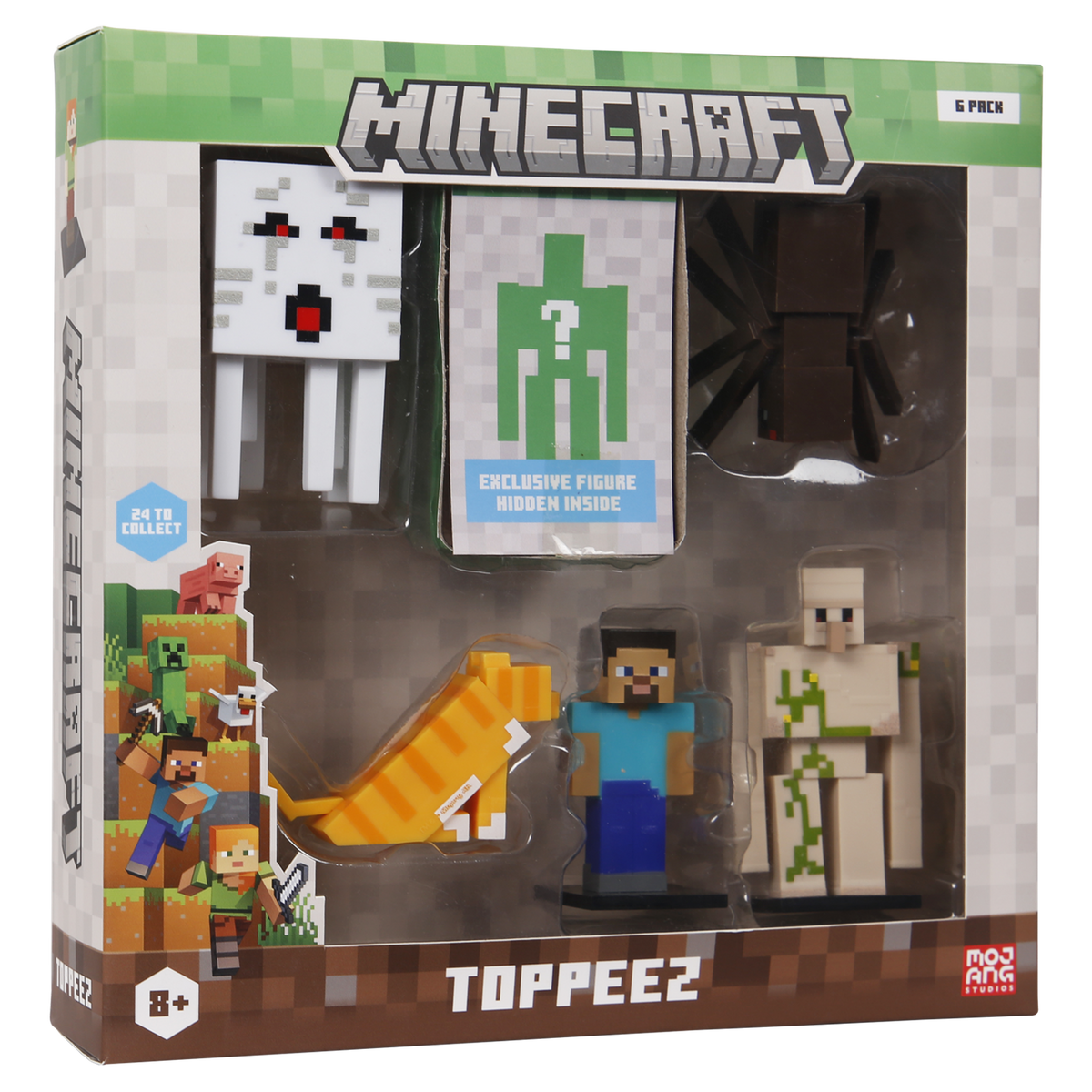 Minecraft -3D Figure 6 pack - Style 3 Minecraft