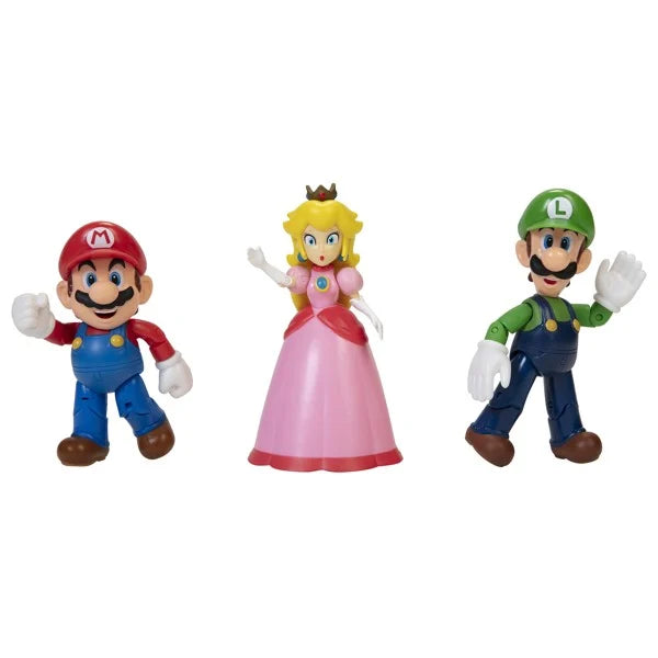 Nintendo - 3-pack 10 cm Svampriket Diorama Set (64511-4L)