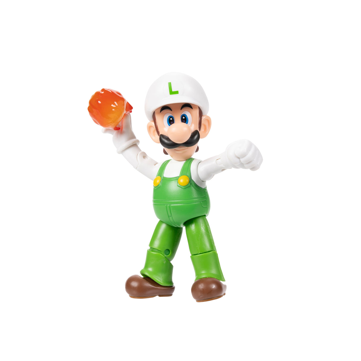 Nintendo Super Mario - 4 figur - Fire Luigi (424484)