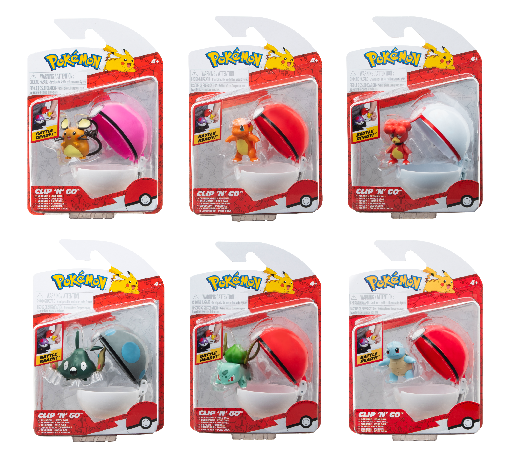 Pokémon - Clip N Go - Blandade (95057-15)