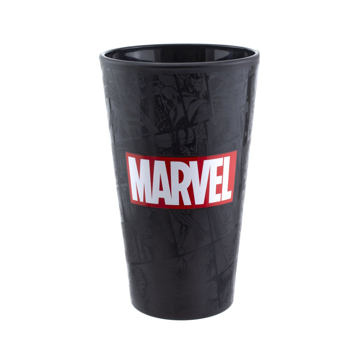 MARVEL-LOGOTYGGLAS
