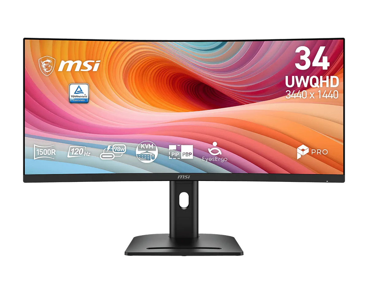 MSI PRO MP341CQPHGN E12 – buet skærm