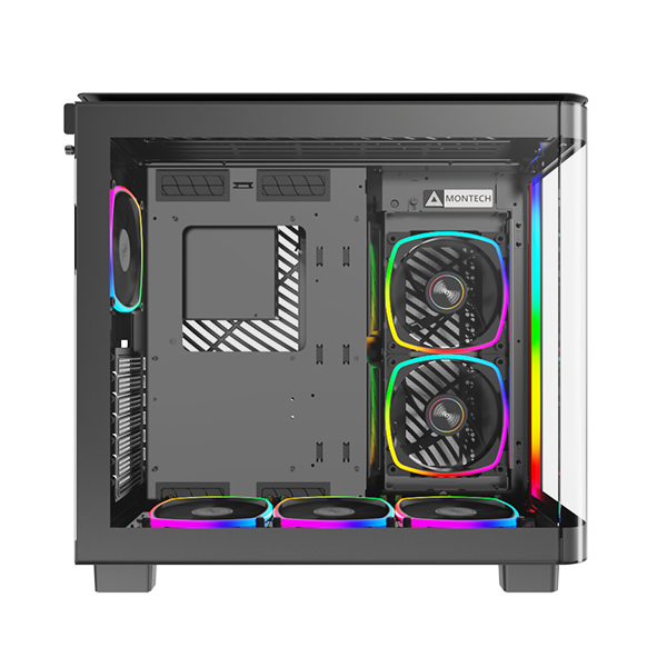 Montech King 95 Pro Svartböjt glas