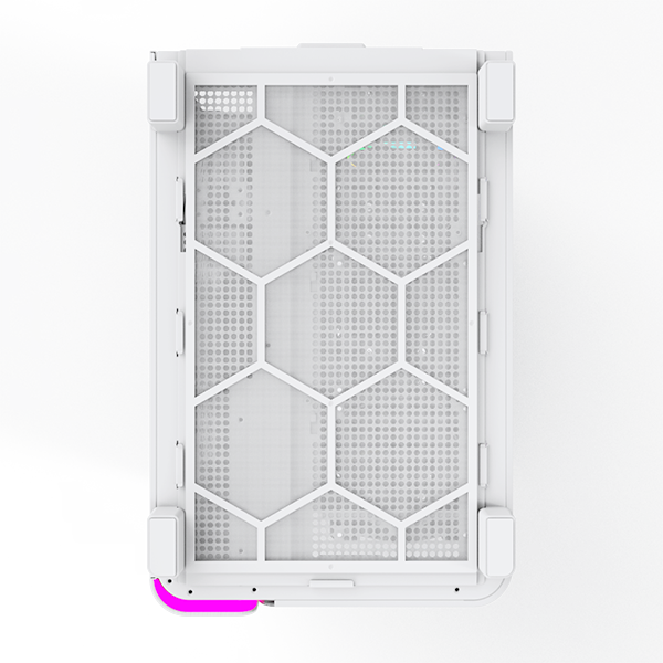 Montech King 95 Pro Hvid- curved glas