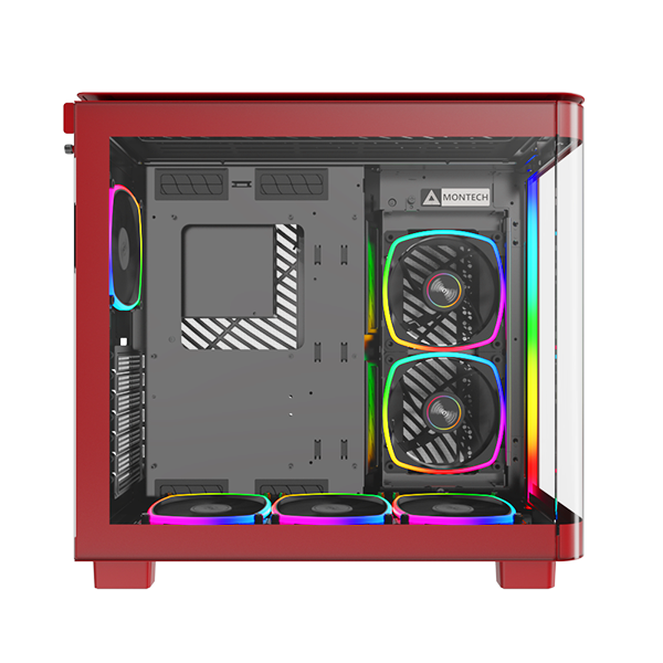 Montech King 95 Pro Rød- curved glas