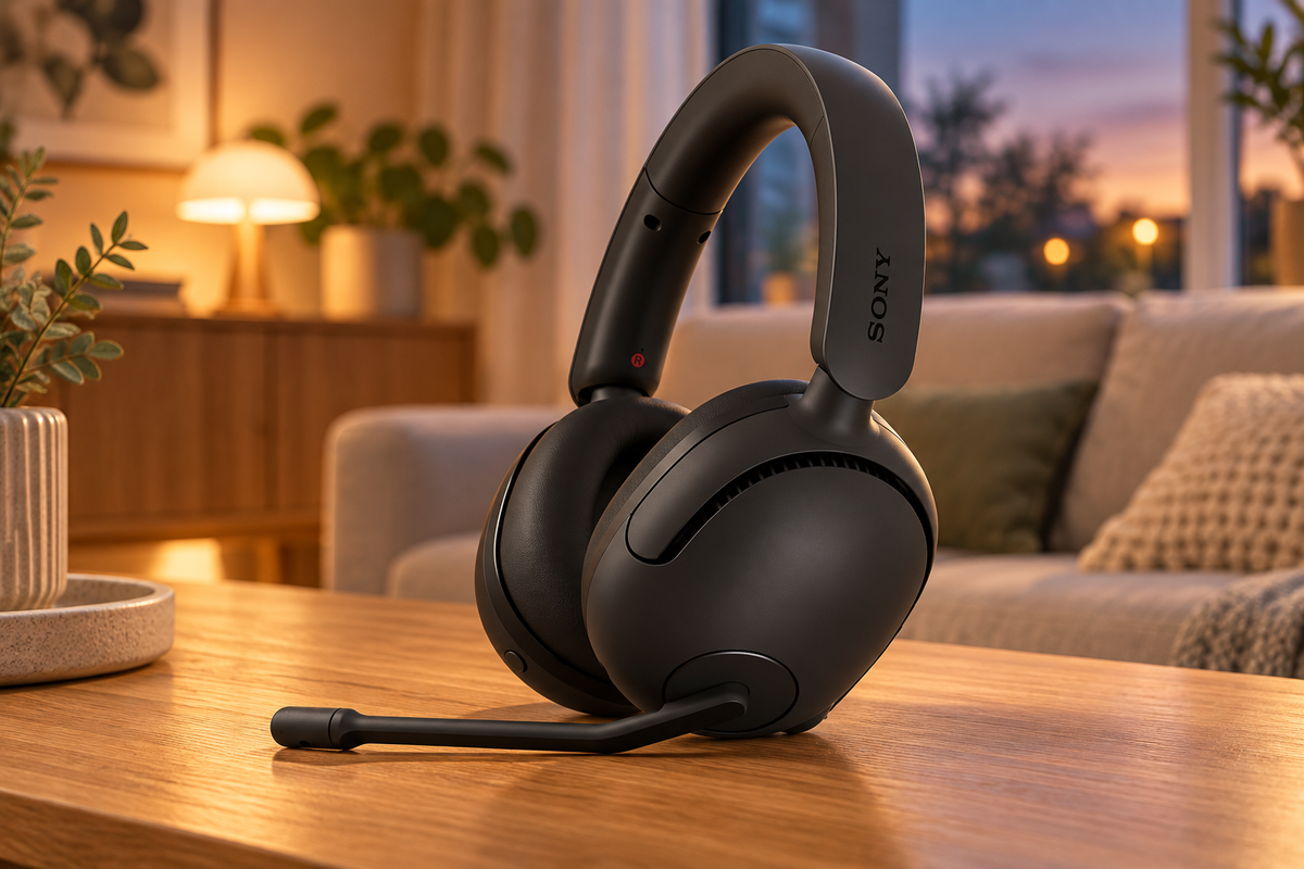Sony INZONE H5 – trådløst gaming-headset – sort – stemningsbillede