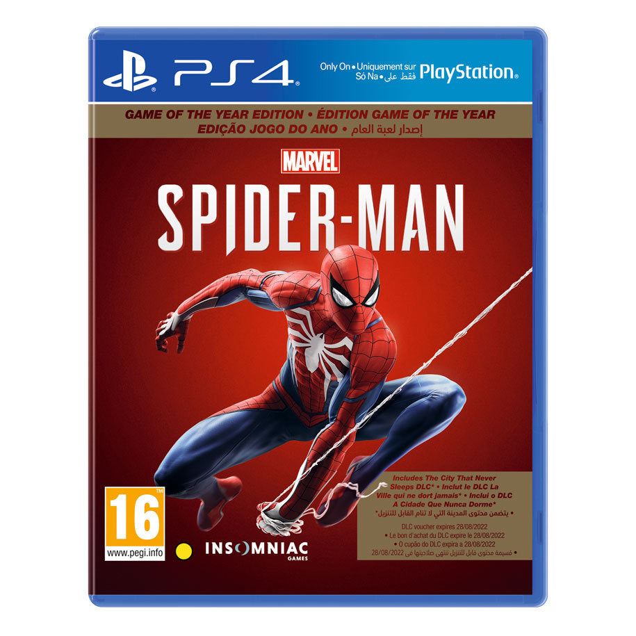 Spider-Man (Game of the Year) (UK/Arabic) – PS4 – produktbillede