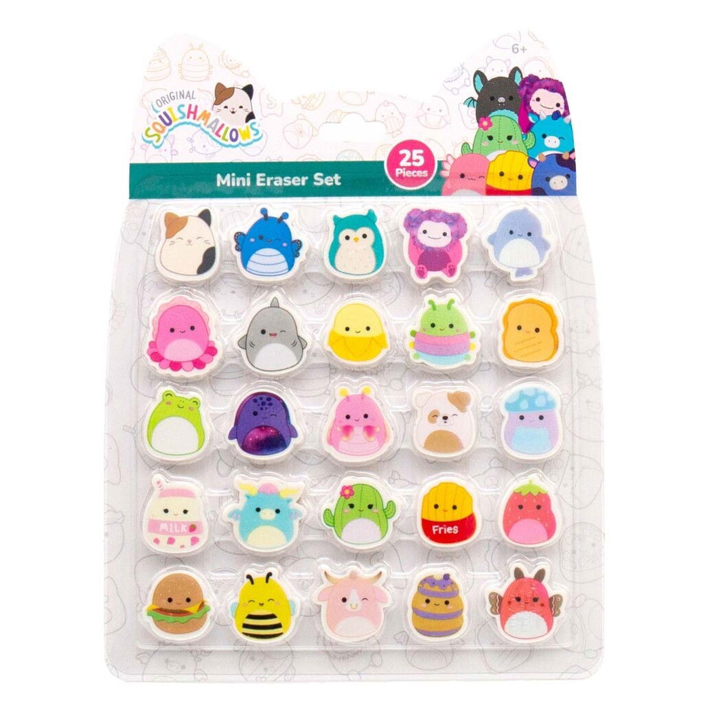 Squishmallows - Eraser Set 25 Pcs (333-231675) Squishmallows