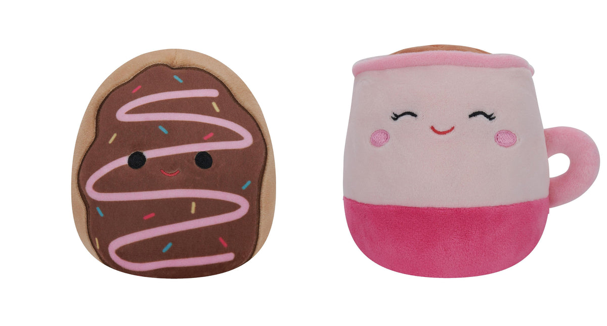Squishmallows - Flip A Mallow 13 cm P15 - Deja the Donut/Emery the Latte Squishmallows