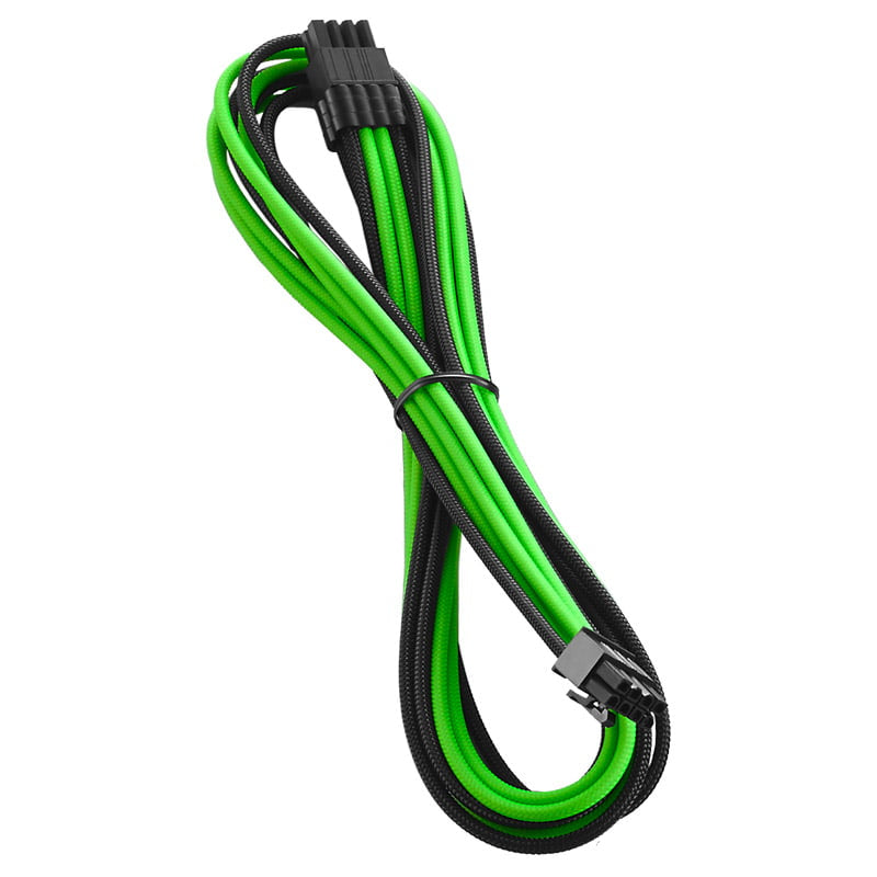 CableMod PRO ModMesh RT-serien 8-pin PCIe-kabel ASUS ROG / Seasonic (600 mm) - svart/ljusgrön