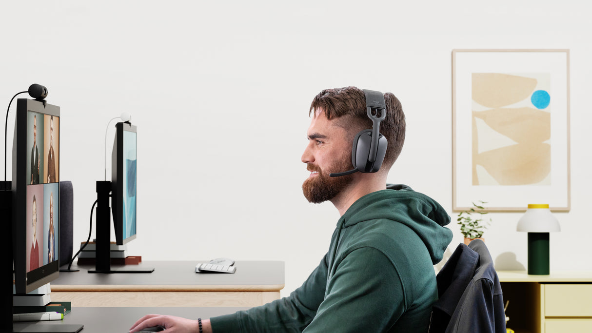 Logitech BRIO 505 1920 x 1080 webbkamera med gänga