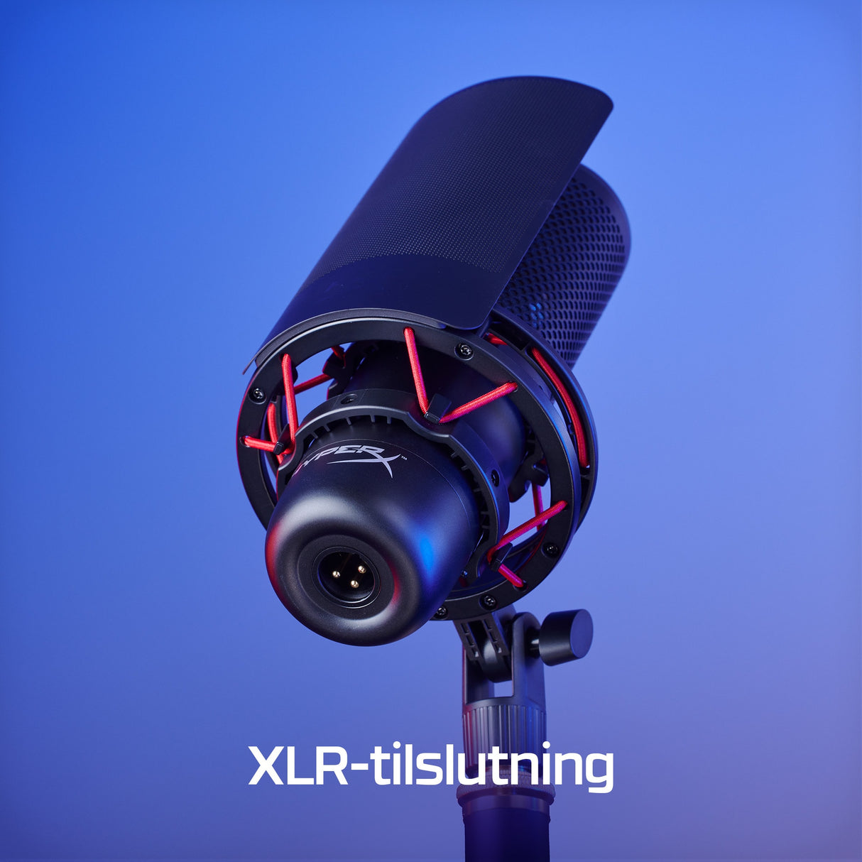 HyperX ProCast Mikrofon - Röd