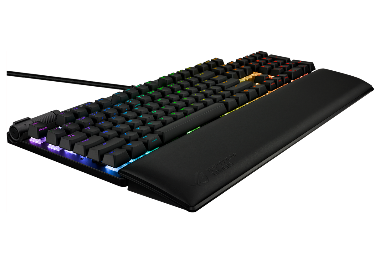 ASUS ROG Strix FLARE II PBT-speltangentbord (NX Red-brytare)