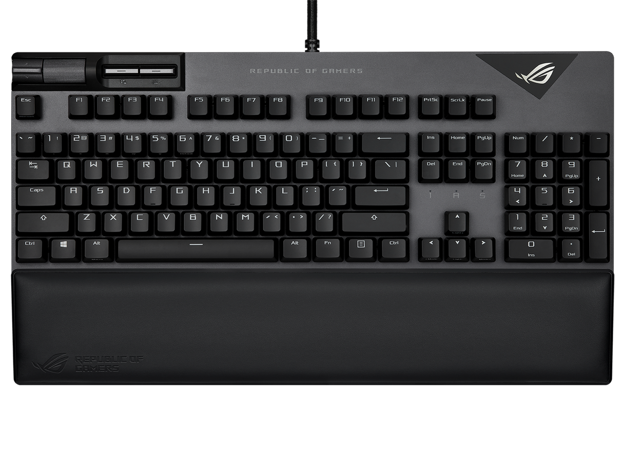 ASUS ROG Strix FLARE II PBT-speltangentbord (NX Red-brytare)