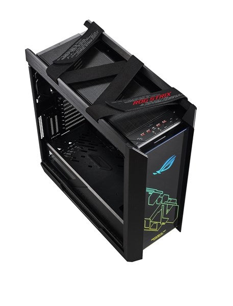 ASUS ROG STRIX HELIOS GX601 SVART Härdat Glas RGB