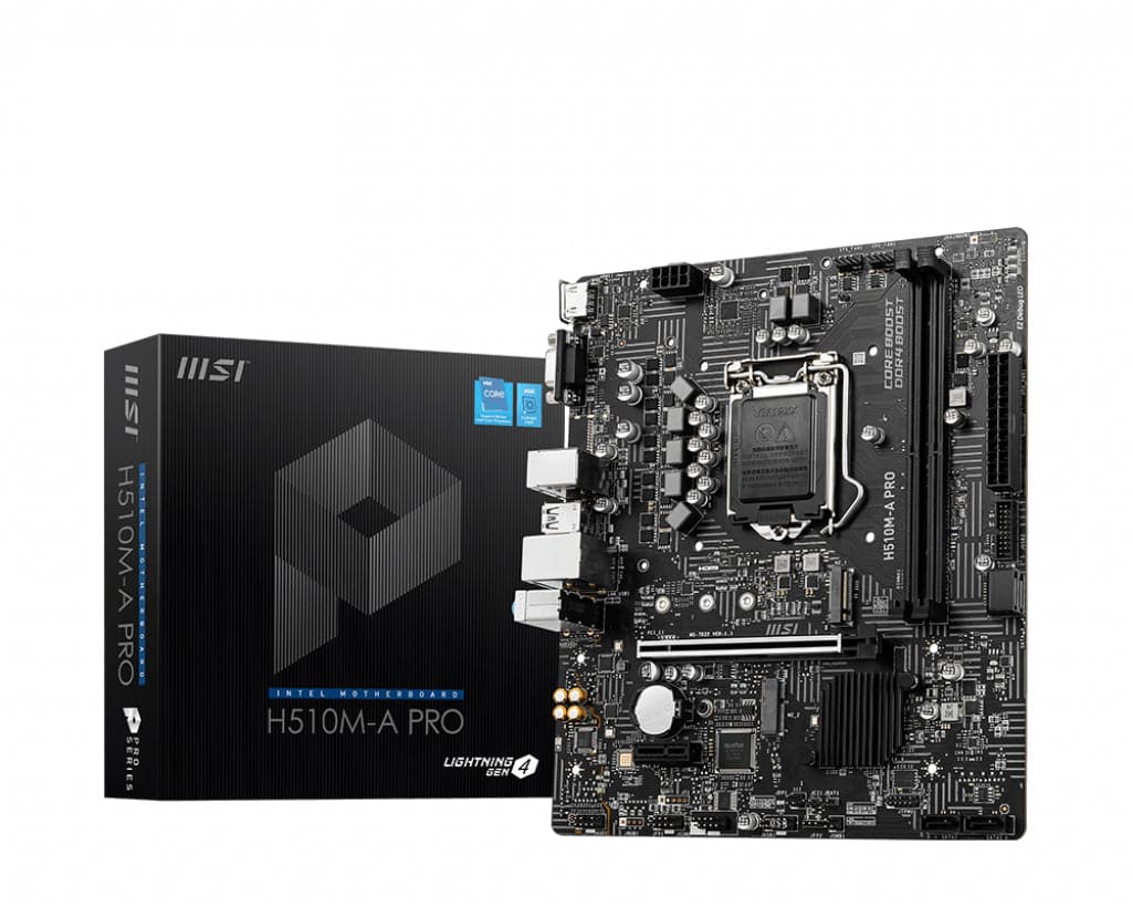 MSI H510M-A PRO Micro-ATX LGA1200 Intel H510 MSI