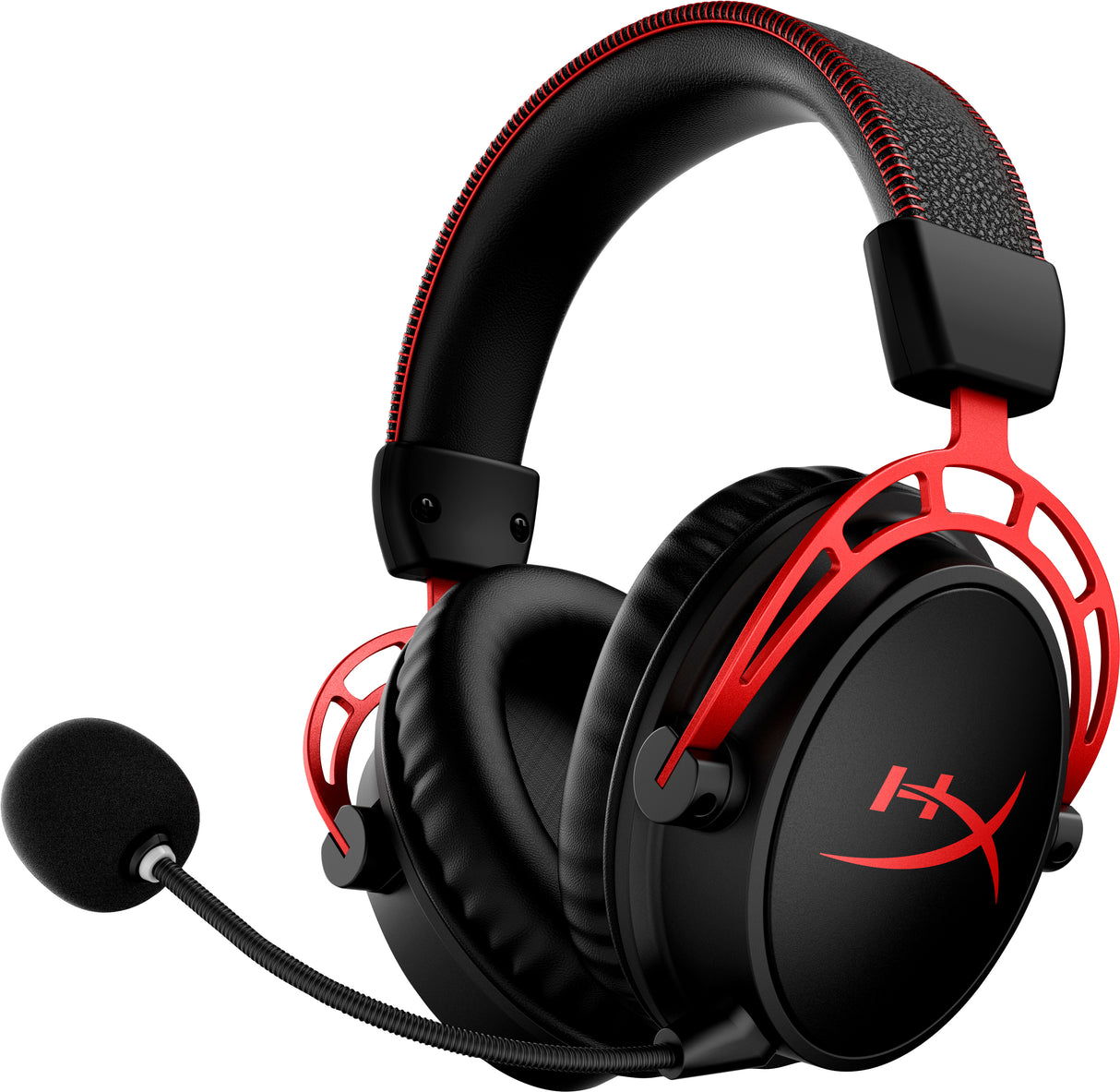 HyperX Cloud Alpha trådlöst headset svart rött