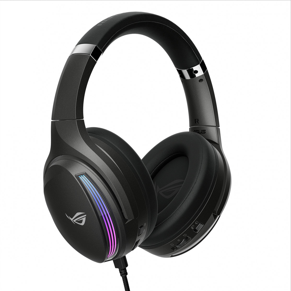ASUS ROG Fusion II 500 Trådbundet RGB Gaming Headset 7.1 Virtuell Surround, PC, PS5, Xbox, Nintendo