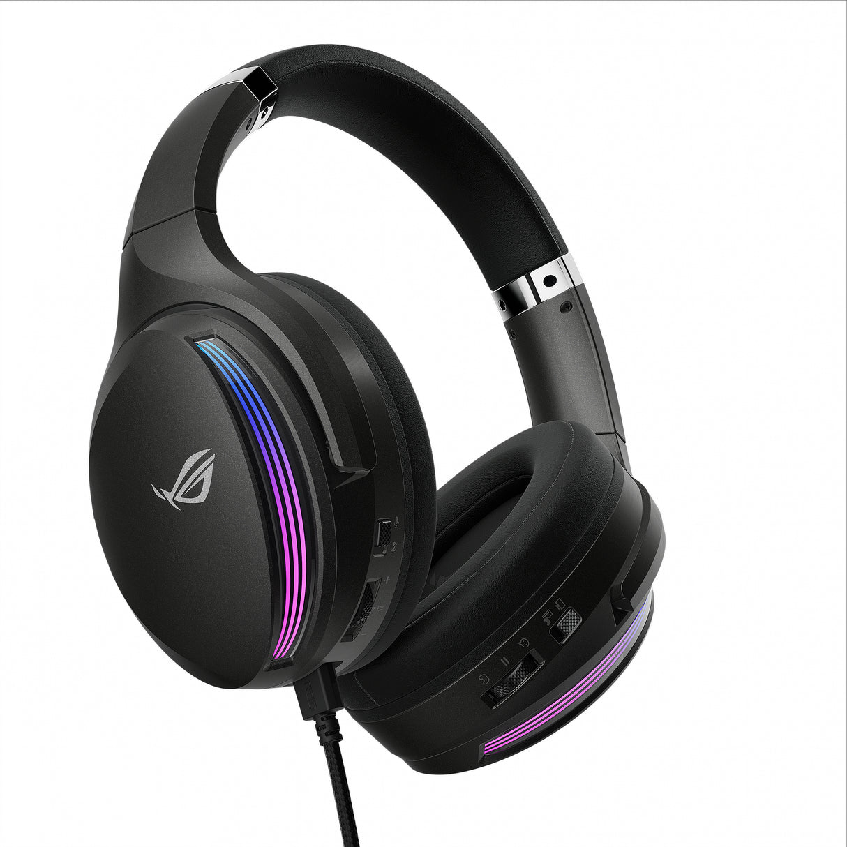 ASUS ROG Fusion II 500 Trådbundet RGB Gaming Headset 7.1 Virtuell Surround, PC, PS5, Xbox, Nintendo
