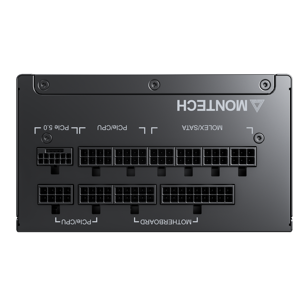 Montech Titan 1200W - Full modulär, 80+ guld & Cybenetics Gold, ATX 3.0, 12VHPWR-kontakt