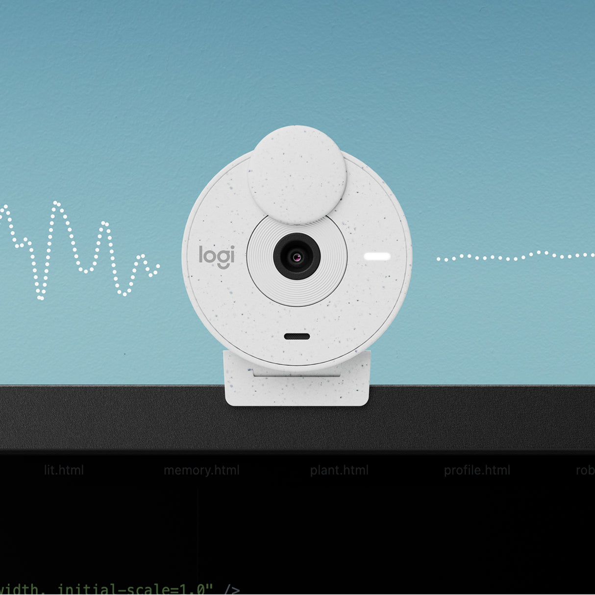 Logitech BRIO 300 1920 x 1080 webbkamera med gänga