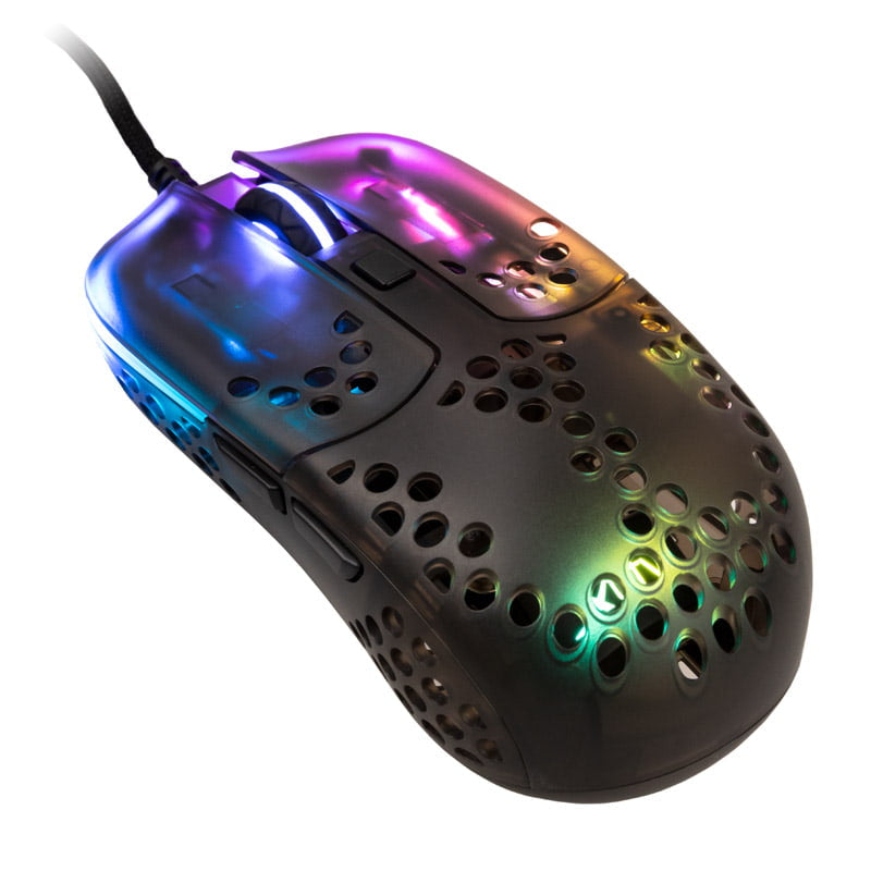 Xtrfy MZ1 RGB Rail Gaming Mouse, Black Transparent Xtrfy