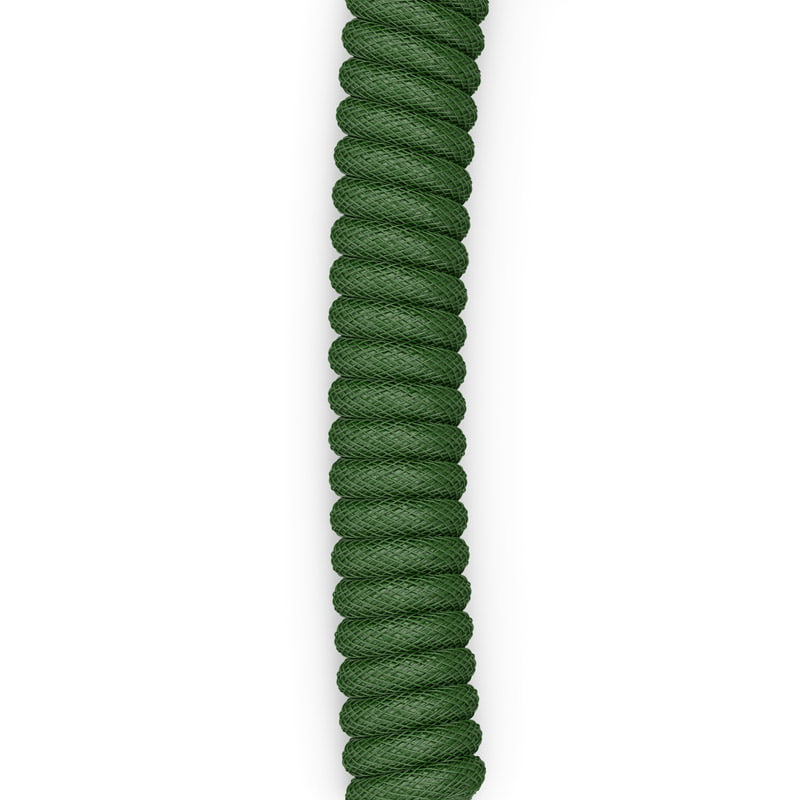Glorious Coil Cable - Forest green Glorious