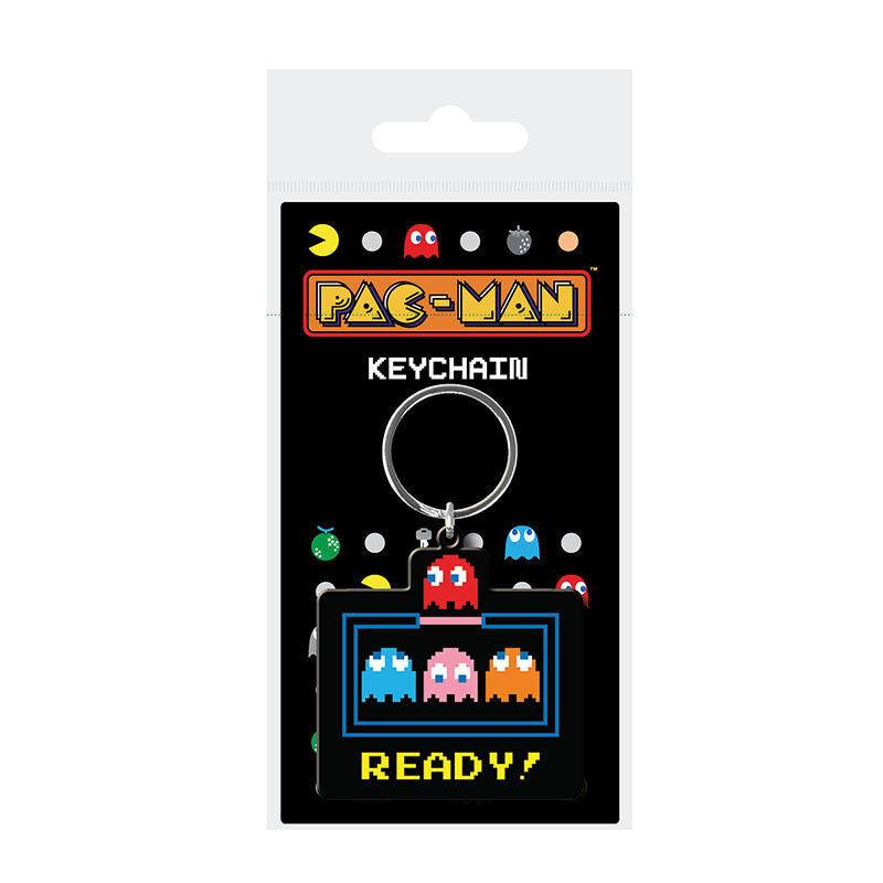 Pac-Man PVC-nyckelring