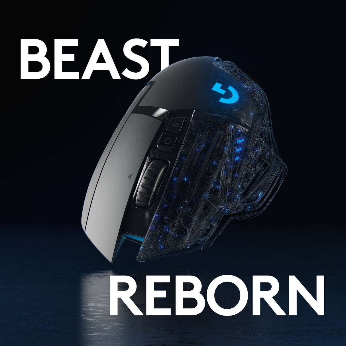 Logitech - G502 Trådløs Lightspeed Sort Gamer Mus Logitech