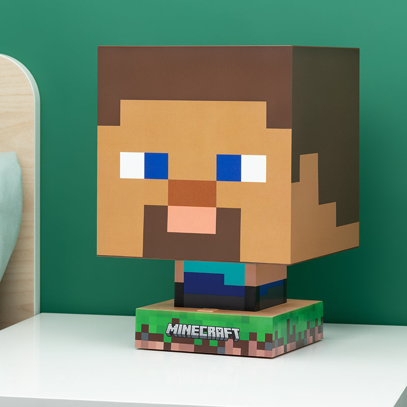 Minecraft Steve-ikonlampa