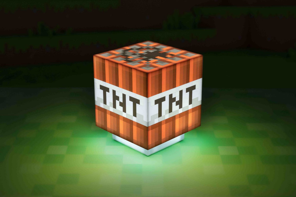Minecraft TNT lampe med lyd Paladone