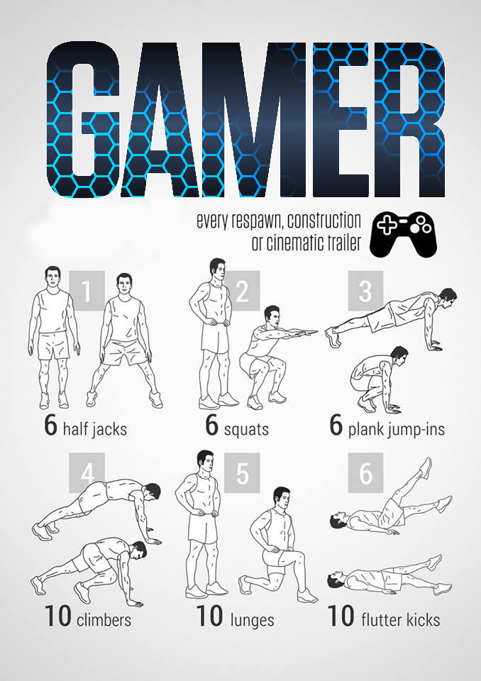 Prova vår Gaming WORKOUT Challenge! geekd svenska