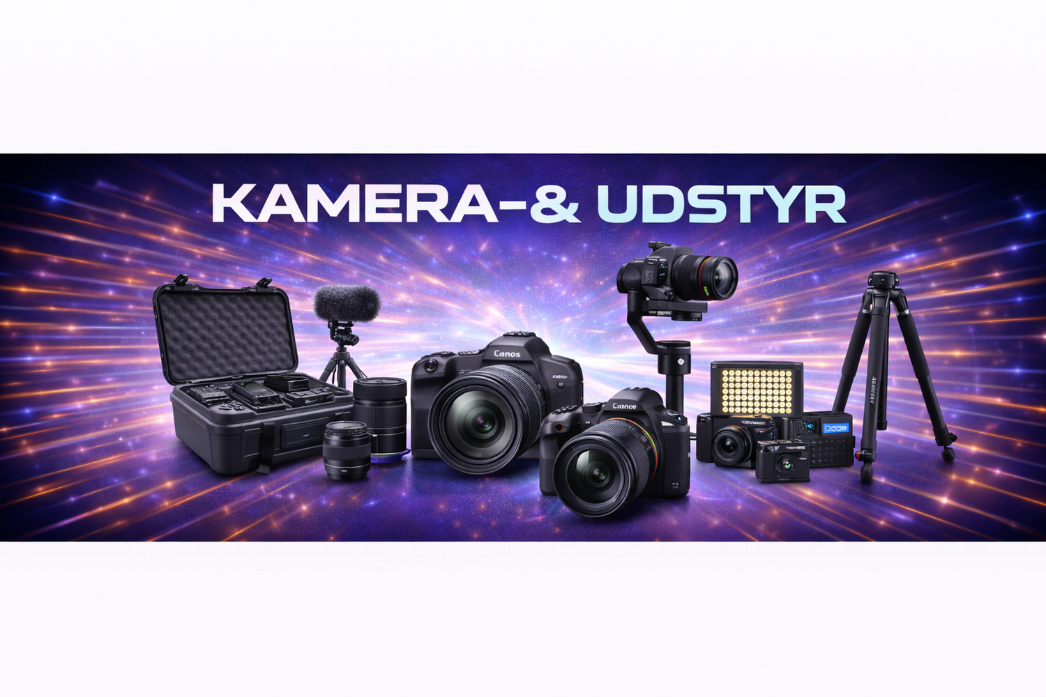 Kamera- og udstyr