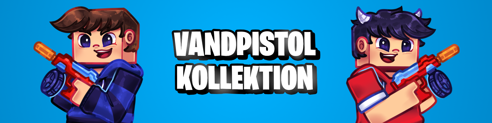 Judex & Shadys Vandpistol Kollektion hos Geekd