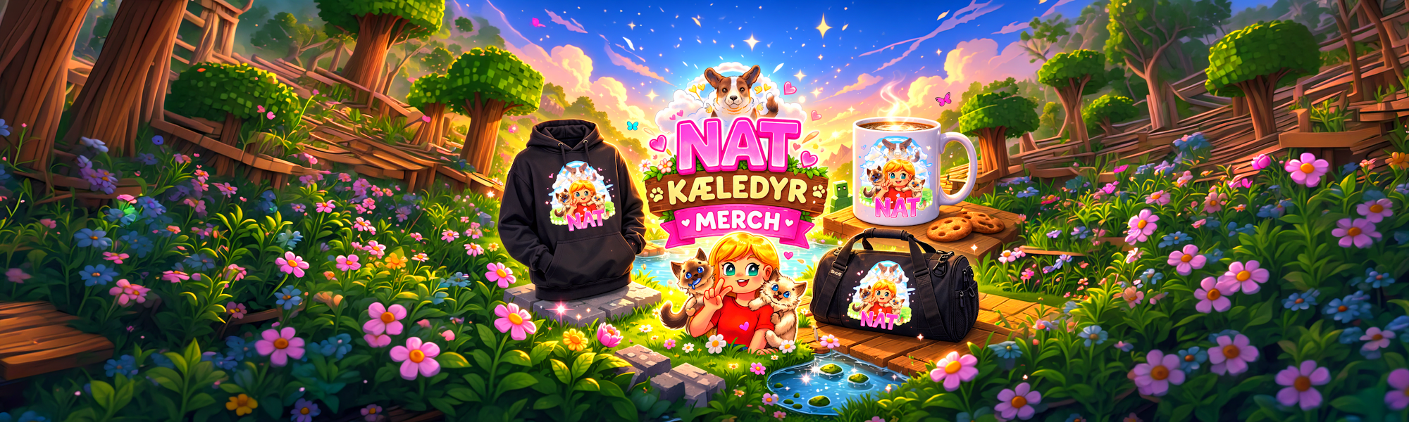 nat kæledyr merch kollektion geekd.dk