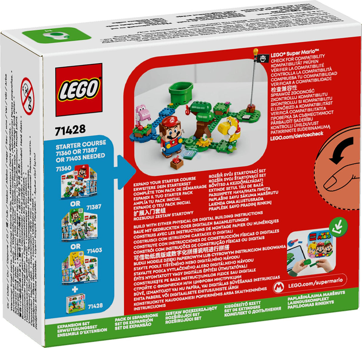 LEGO Super Mario - Yoshis&#039; ägg-cellent Skogsexpansionsset (71428)