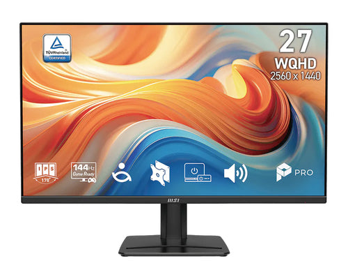 MSI PRO MP275Q E14 – 27″ skærm, 2560 × 1440, 144 Hz
