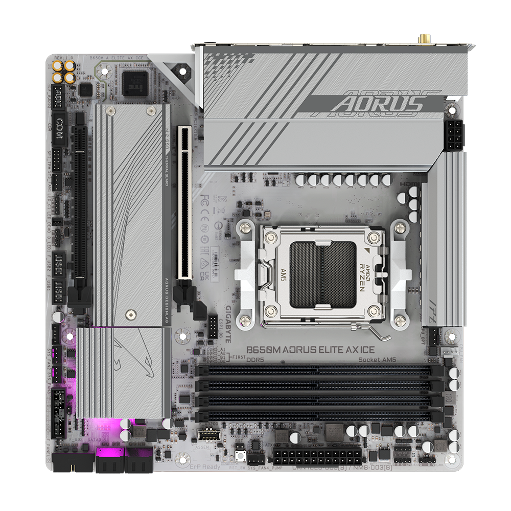 Gigabyte B650M AORUS ELITE AXE ICE