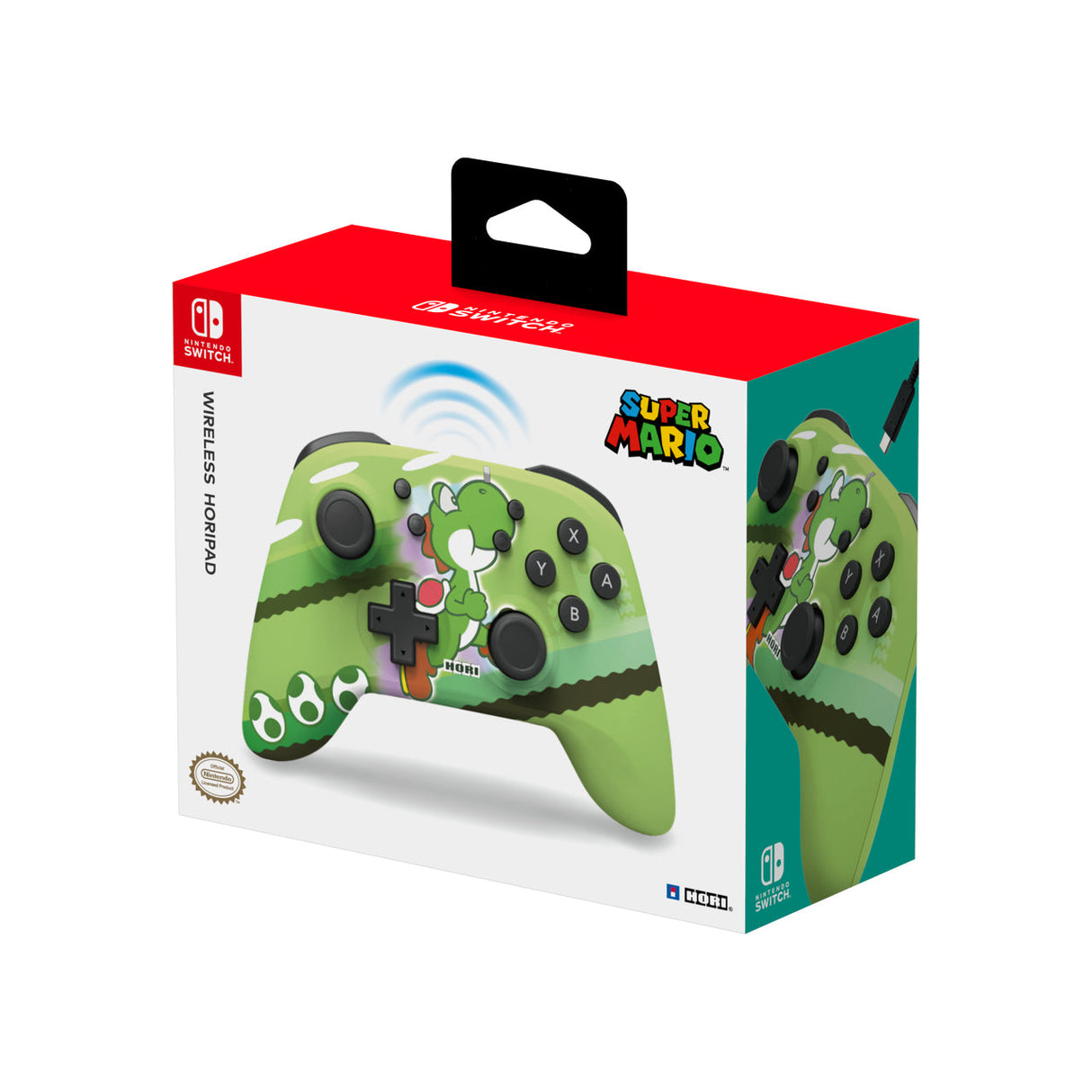 HORI Trådlös Horipad Super Mario Series Yoshi