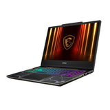 MSI Cyborg 15 B2RWFKG-010FR – åben computer set fra venstre