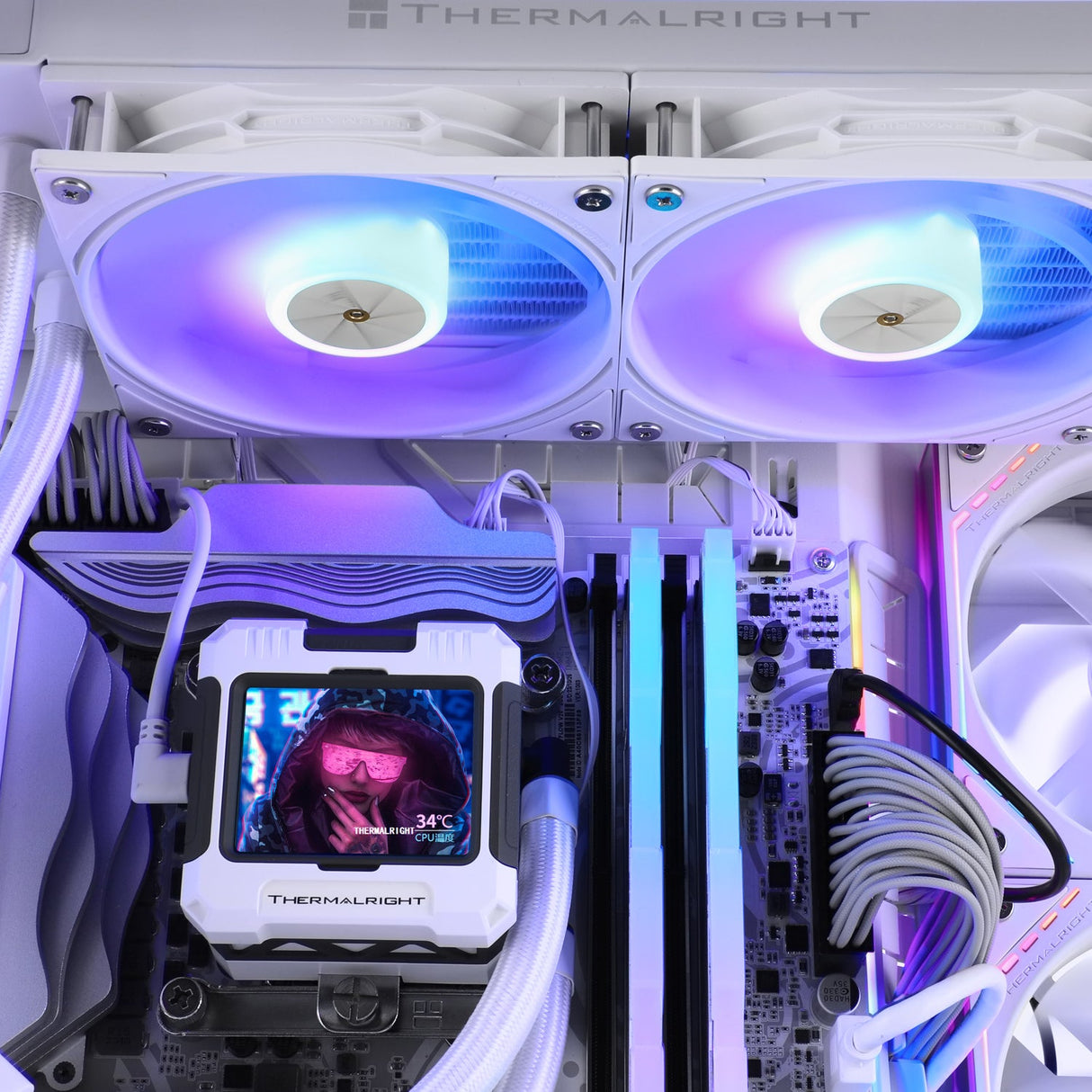 Thermalright Frozen Warframe Vit ARGB - AIO, 240mm, LCD