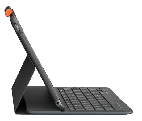 Logitech - Slim Folio for iPad 7-8-9th Graphite Nordic