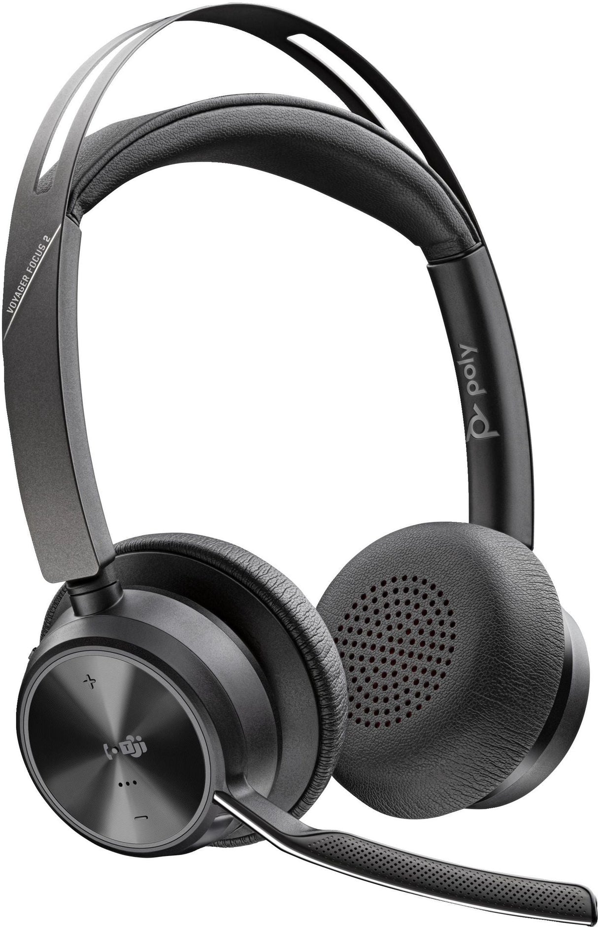 Poly Voyager Focus 2 Trådløst Kontorheadset - Sort HP