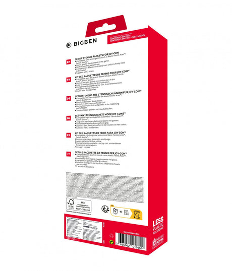 Big Ben Racket For Joy-Con (Red - Blue) /Nintendo Switch Nacon