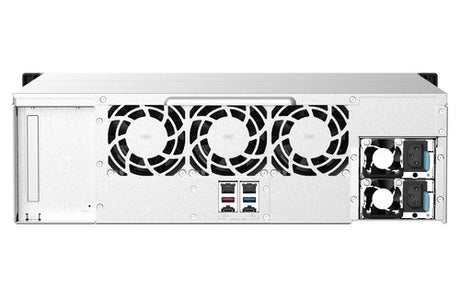 QNAP TS-1673AU-RP-16G – bagside og strømforsyninger