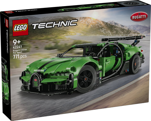 LEGO Technic 42241 – Grøn Bugatti Chiron Pur Sport – produktdetalje eller byggeeksempel 7