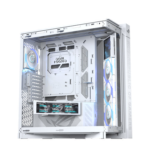 ASUS ROG CRONOX GR801 CURVE TG ARGB WHITE – set bagfra