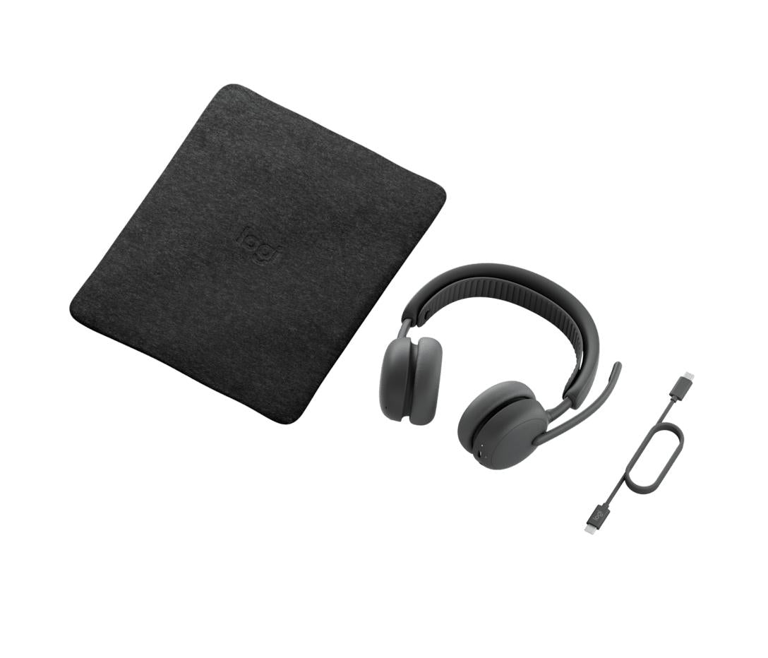 Logitech - Zone Wireless 2 ES – Wireless Noise Cancelling Headset with Adaptive Hybrid ANC, Bluetooth Logitech