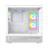 Montech XR TG Vit - 3x 120 ARGB PWM-fläktar