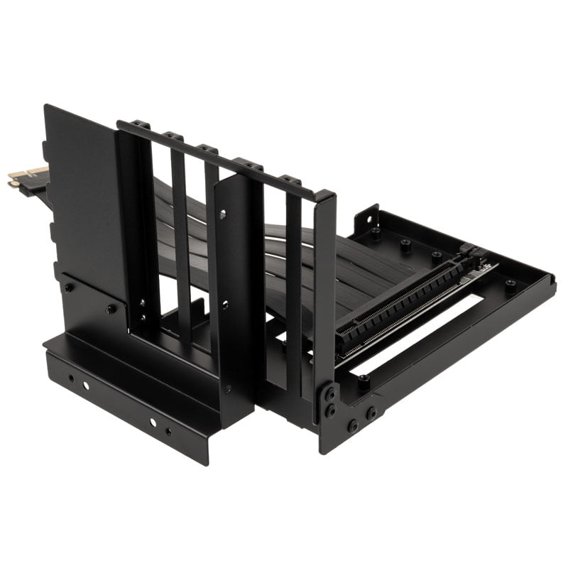 O11DXL-1X-4 stigkort + PCI-kortplatsskydd - PCIe 4.0 - Svart